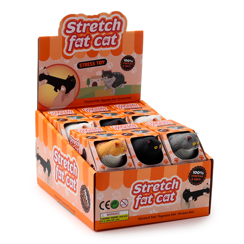 Crème fat cat 9'8 Stretchy Fat Cat Toy