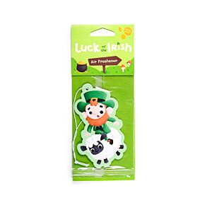 Orange Luck of the Irish Ireland Leprechaun & Sheep Air Freshener