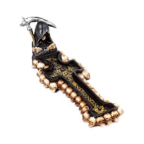 The Reaper Death Cross Ashcatcher Incense Stick Burner The Reaper Death Cross Ashcatcher Incense Stick Burner