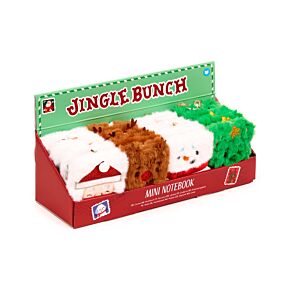 Christmas Jingle Bunch Plush A7 Mini Notepad Christmas Jingle Bunch Plush A7 Mini Notepad