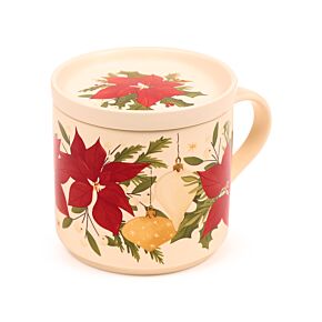Christmas Botanicals Porcelain Mug & Coaster Lid Set Christmas Botanicals Porcelain Mug & Coaster Lid Set