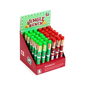 Jingle Bunch Christmas Multi Colour Pen (6 Colours) Jingle Bunch Christmas Multi Colour Pen (6 Colours)