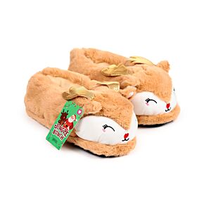 Jingle Bunch Christmas Reindeer Slippers (Unisex One Size) Jingle Bunch Christmas Reindeer Slippers (Unisex One Size)