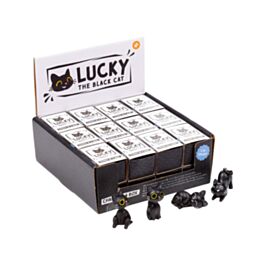 Lucky the Black Cat Charm in a Box