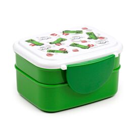 Minecraft SSS… Boom Clip Lock Stacked Bento Lunch Box with Cutlery