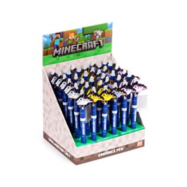 Minecraft Axolotl Erasable Pen with Silicone Topper