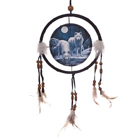 Lisa Parker Warriors of Winter Wolf Dreamcatcher 16cm