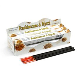 37112 Stamford Premium Hex Incense Sticks Frankincense & Myrrh