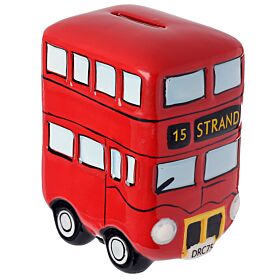 London Icons Red Routemaster Bus Ceramic Money Box London Icons Red Routemaster Bus Ceramic Money Box