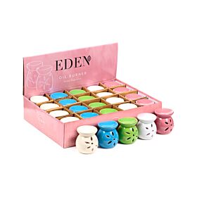 Small Ceramic Petal Cut Out Oil Burner 7.5cm