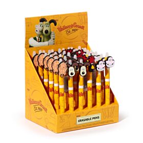 Wallace & Gromit Erasable Pen with PVC Topper