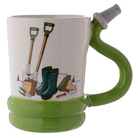 Garden Hose Ceramic Shaped Handle Mug Garden Hose Ceramic Shaped Handle Mug
