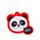 Raspberry Adoramals Panda Air Freshener