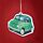 Fresh Mint Retro Green Fiat 500 Air Freshener