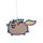 Strawberry Cupcake Pusheen the Cat Pusheenicorn Air Freshener