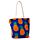 Pineapple Print Canvas Beach Bag