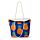 Pineapple Print Canvas Beach Bag