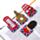 London Souvenir Shaped Magnetic Bookmark Set