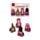 London Souvenir Shaped Magnetic Bookmark Set