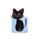 Lucky the Black Cat Magnetic Bookmark Set