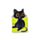 Lucky the Black Cat Magnetic Bookmark Set