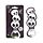 Spooky Skulls PVC Bottle Opener
