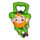 Luck of the Irish Leprechaun PVC Bottle Opener