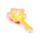 Unicorn Magic Star Shaped Glitter Hair Brush