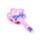 Unicorn Magic Star Shaped Glitter Hair Brush