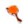 Adoramals Wild Head Shaped Glitter Hair Brush