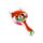 Adoramals Wild Head Shaped Glitter Hair Brush