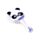Adoramals Wild Head Shaped Glitter Hair Brush