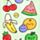 Foodiemals Watermelon & Summer Fruits Microfibre Beach Towel