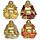 Mini Lucky Glitter Chinese Laughing Buddha 8cm