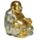 Mini Lucky Glitter Chinese Laughing Buddha 8cm