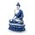 White & Blue Thai Buddha Lotus