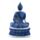 White & Blue Thai Buddha Lotus