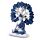 White & Blue Thai Buddha Tree of Life