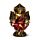 Red & Gold Thai Buddha Seated Lotus