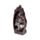 Silver & Black Hand Shaped Carved Lotus