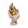 Sandstone & Gold Effect Thai Buddha Seated