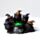 Witches Magical Black Cat LED Bubbling Cauldron