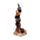 Witches Magical Black Cat Climbing Broomstick