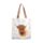 Jan Pashley Highland Coo Cow Reusable Tote Bag