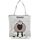 BAAAG Sheep Reusable Zip Up Cotton Bag