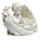 White Cherub 3 Tea Light Candle Holder