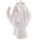 Sleeping Cherub in Hands with LED