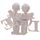 Cherubs Pair Holding LOVE Letters