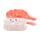 Foodiemals Shrimp Sushi Hair Claw Clip