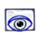 Evil Eye Oval Hair Claw Clip